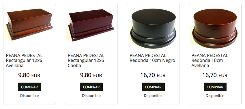 Peanas de madera tipo pedestal para figuras o minituras Warhammer. Las peanas pedestal son ideales para exhibir tus figuras en vitrinas de cristal o estanterias. Realzan las figuras y ofrecen la posibilidad de esculpir en ellas bonitos adornos realistas. 