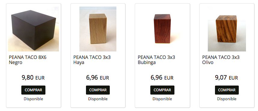 Peanas Warhammer tipo taco, las más minimalistas y elegantes, son ideales para exponer en vitrinas de coleccionistas.